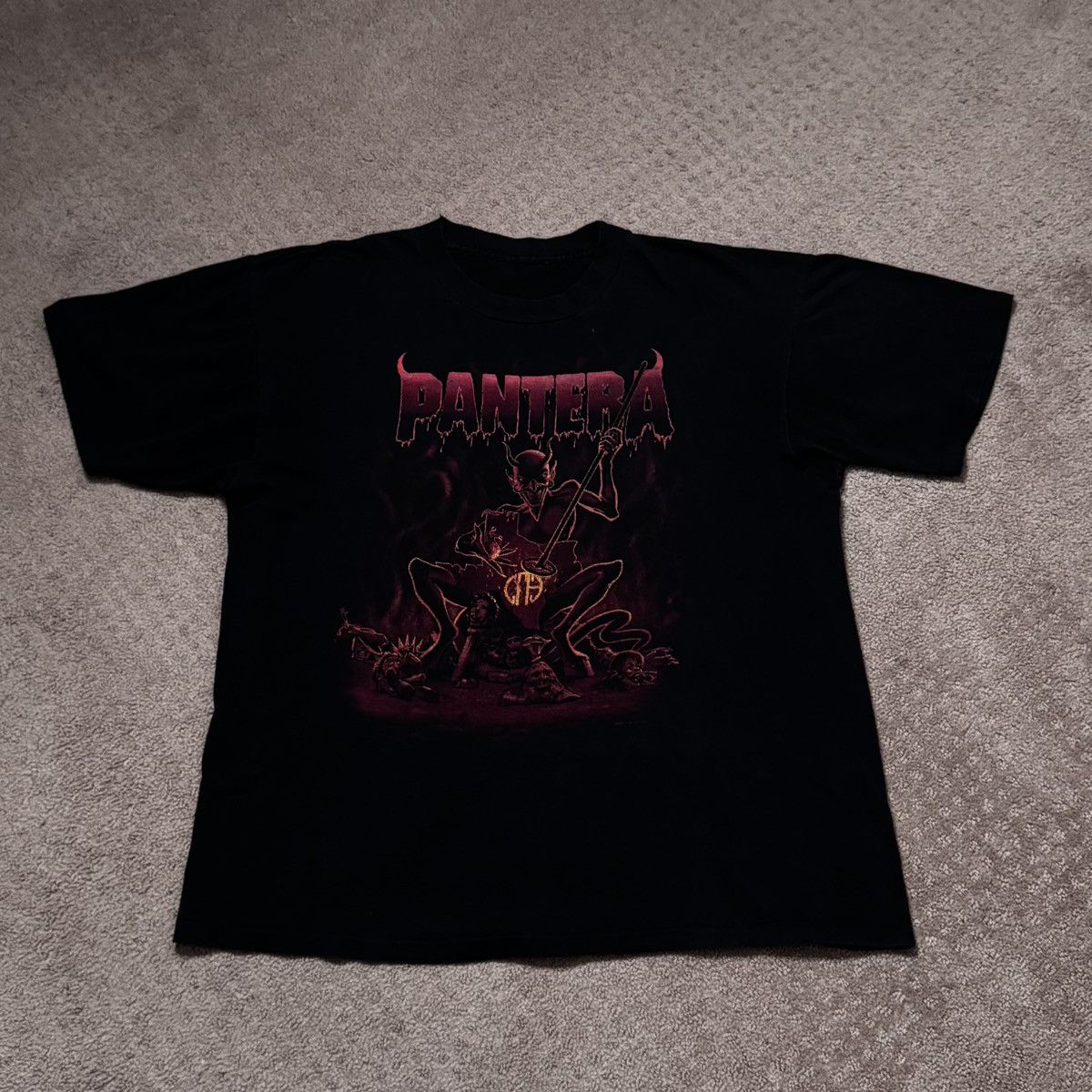 Metallica 90s Pantera Band Tee Size US XL / EU 56 / 4 - 2 Thumbnail