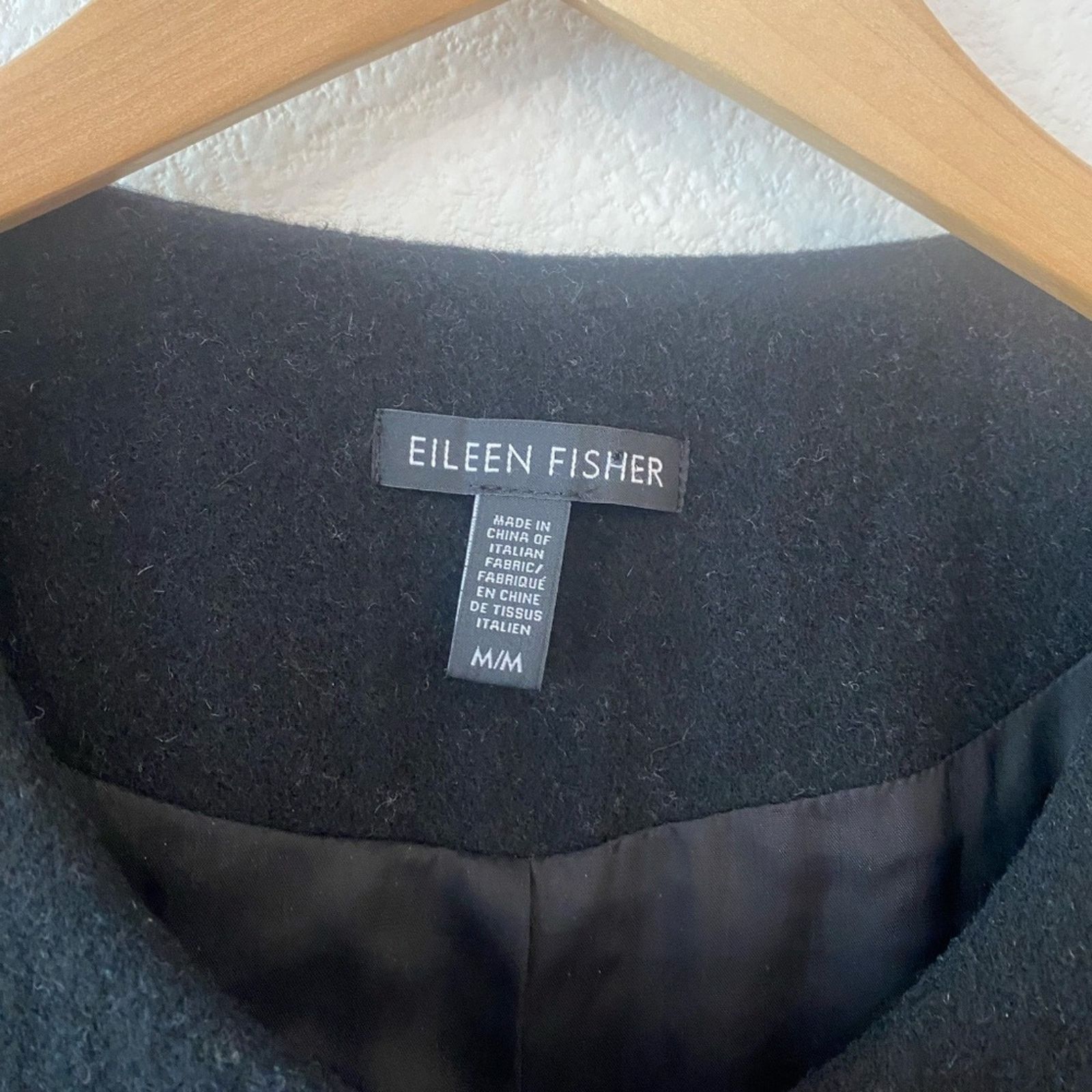 Eileen Fisher Eileen Fischer Women's Italian Wool Snap Button Coat - M Size M / US 6-8 / IT 42-44 - 4 Thumbnail