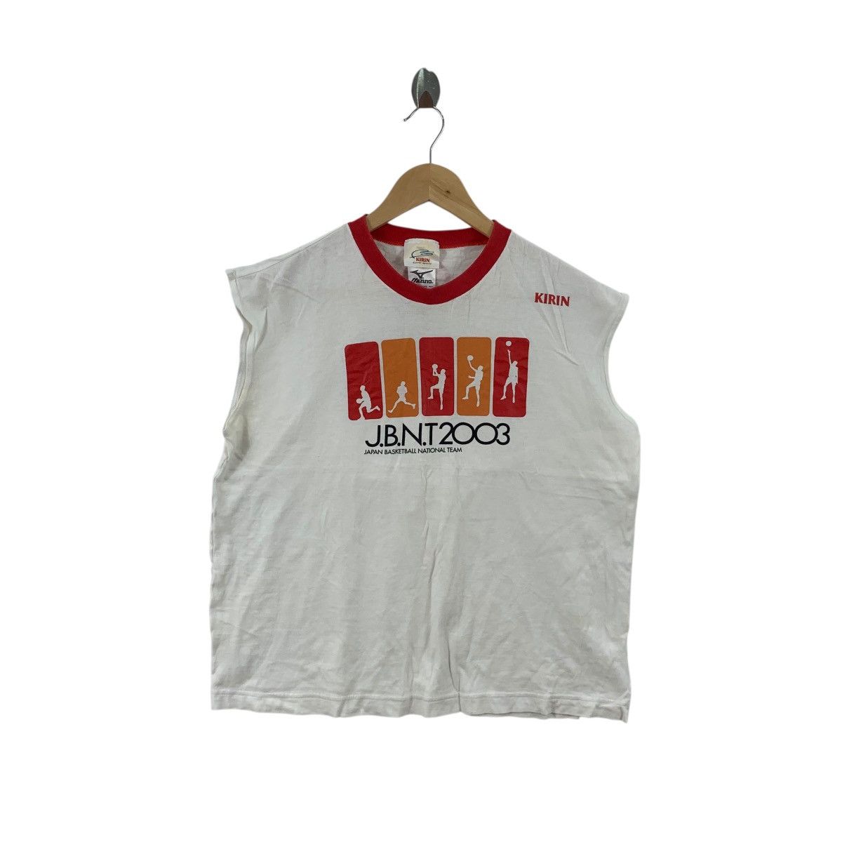 Mizuno Vintage 2003 MIZUNO x KIRIN Japan Basketball National Team Size US L / EU 52-54 / 3 - 1 Thumbnail