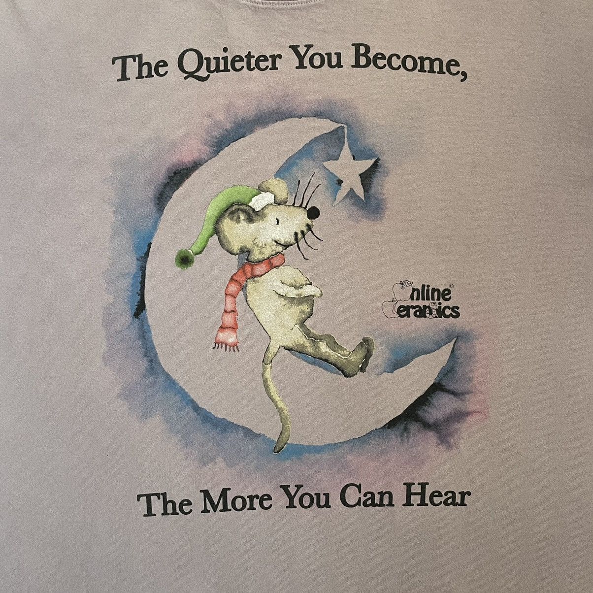 Online Ceramics Online Ceramics Mouse on the moon tee Size US XXL / EU 58 / 5 - 3 Thumbnail