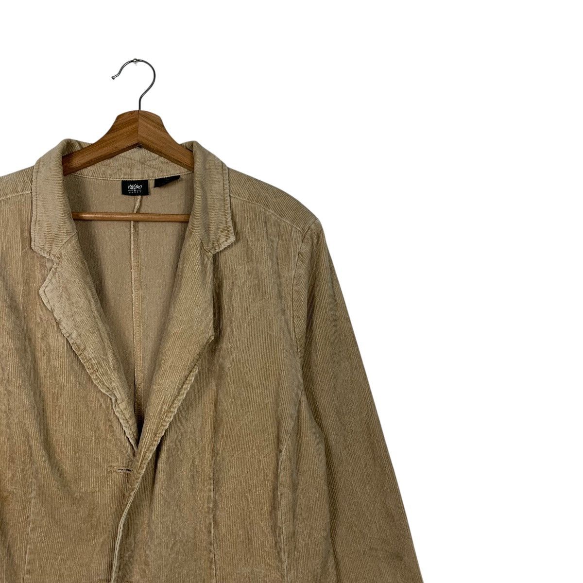 Japanese Brand MASSIMO Woman Corduroy Casual Jacket #2160-C95 Size XL / US 12-14 / IT 48-50 - 5 Thumbnail