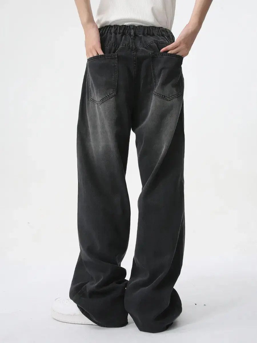 Japanese Brand Retro straight tube loose high street jeans Size US 32 / EU 48 - 3 Thumbnail