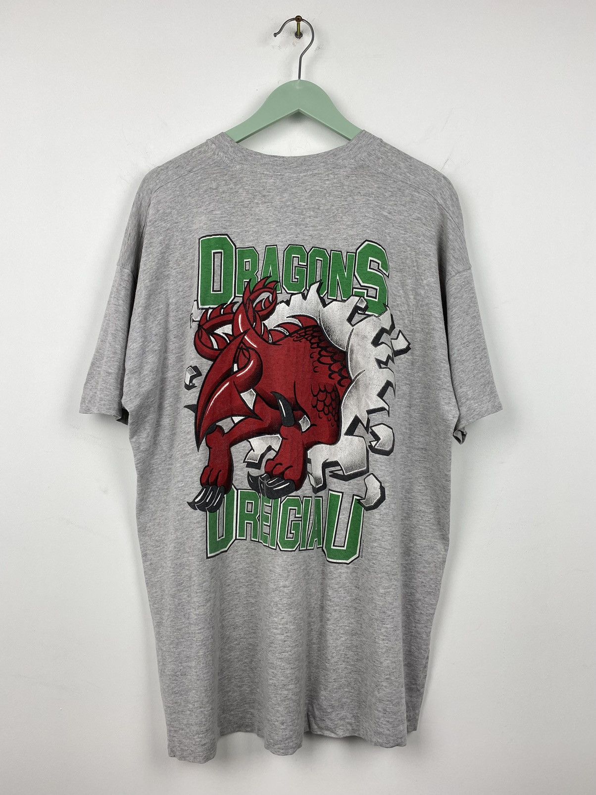Vintage Vintage Wales Cymru Dragon 1994 T Shirt Tee Y2K Africa Size US XL / EU 56 / 4 - 11 Thumbnail
