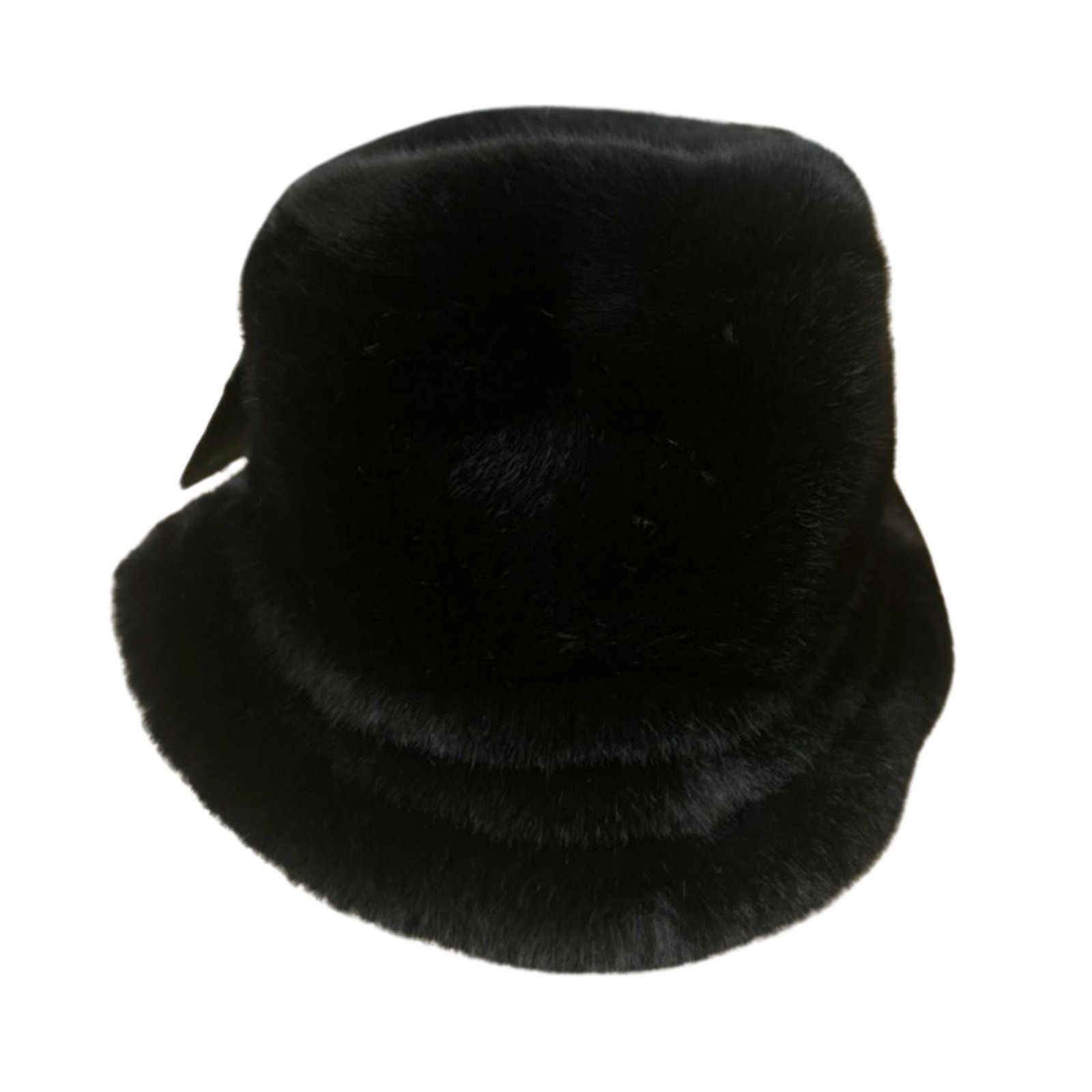 Badgley Mischka Badgley Mischka Black Faux Fur Bucket Hat – Soft Plus NWT Size ONE SIZE - 3 Thumbnail