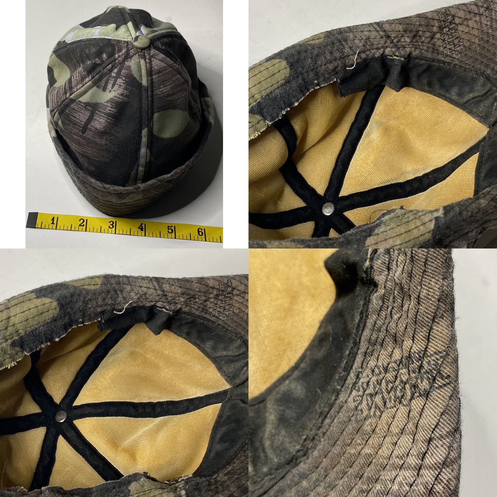 Vintage VINTAGE Hunting Camo Hat Cap Winter Unisex Adults M Camouflage Hunter Theme Mens/Womens Size ONE SIZE - 8 Thumbnail