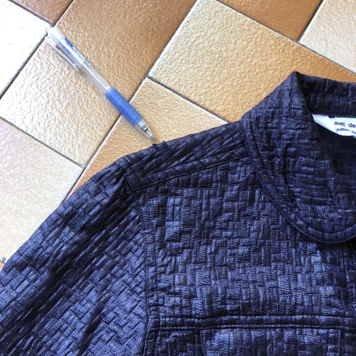 Comme des Garcons COMME des GARCONS Cropped Textured Jacket Size S / US 4 / IT 40 - 20 Thumbnail