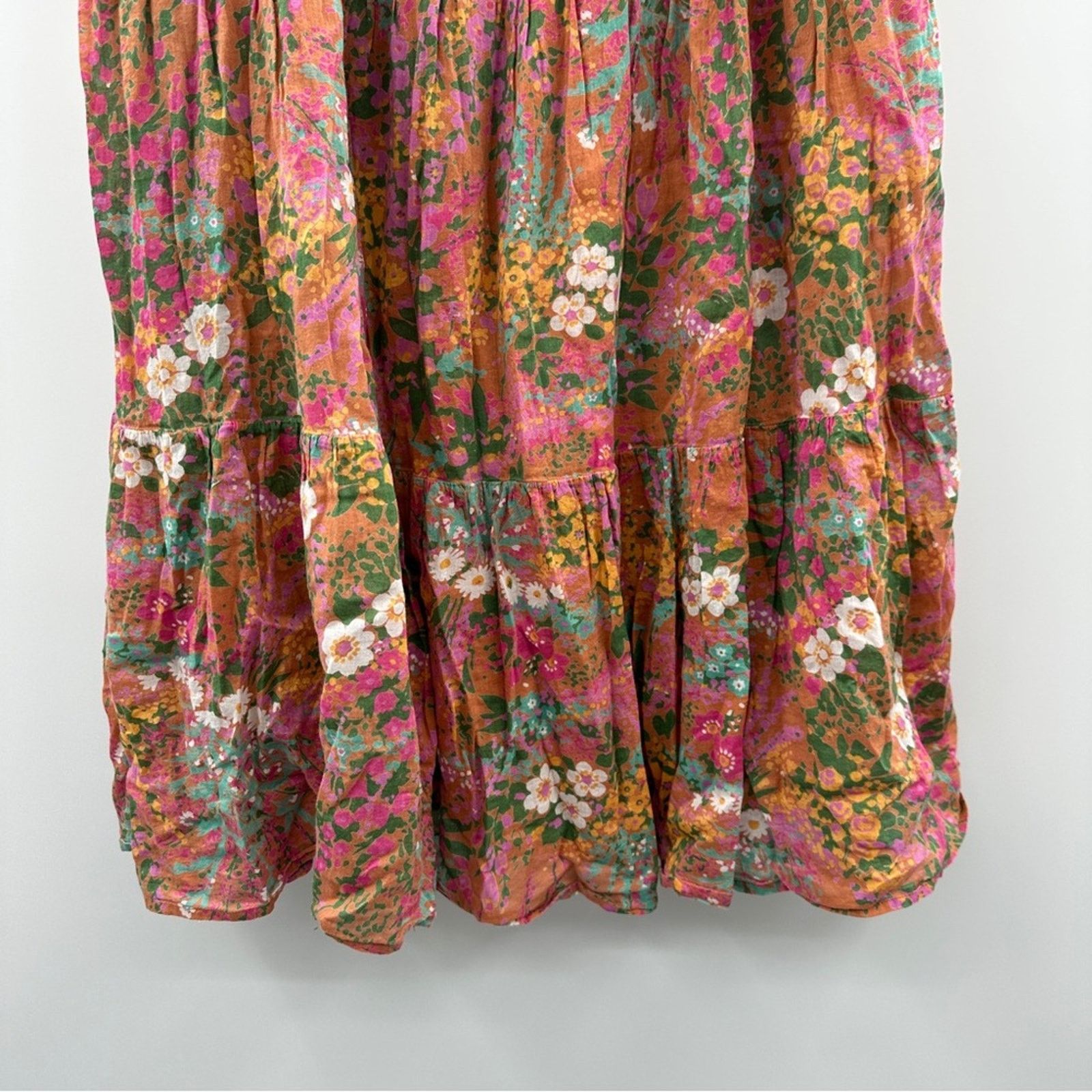 Banjanan Banjanan Patience Maxi Skirt Side Zipper Floral Print Sz M Size 28" / US 6 / IT 42 - 4 Thumbnail
