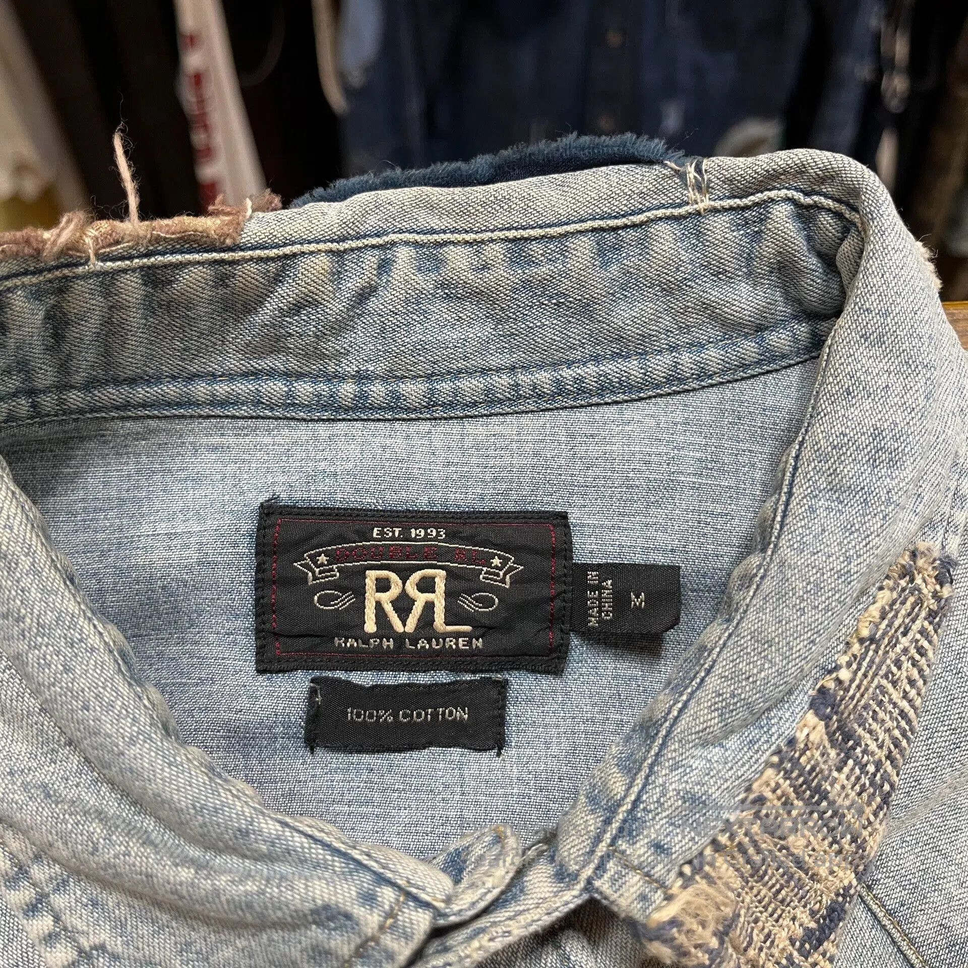 RRL Ralph Lauren Vintage Ralph Lauren Denim Shirt. Size US M / EU 48-50 / 2 - 4 Thumbnail