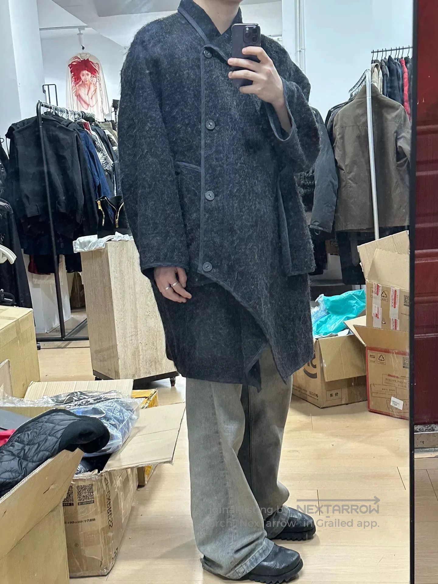 Issey Miyake Issey Sport Wool Coat - Early Design. Size L / US 10 / IT 46 - 6 Thumbnail