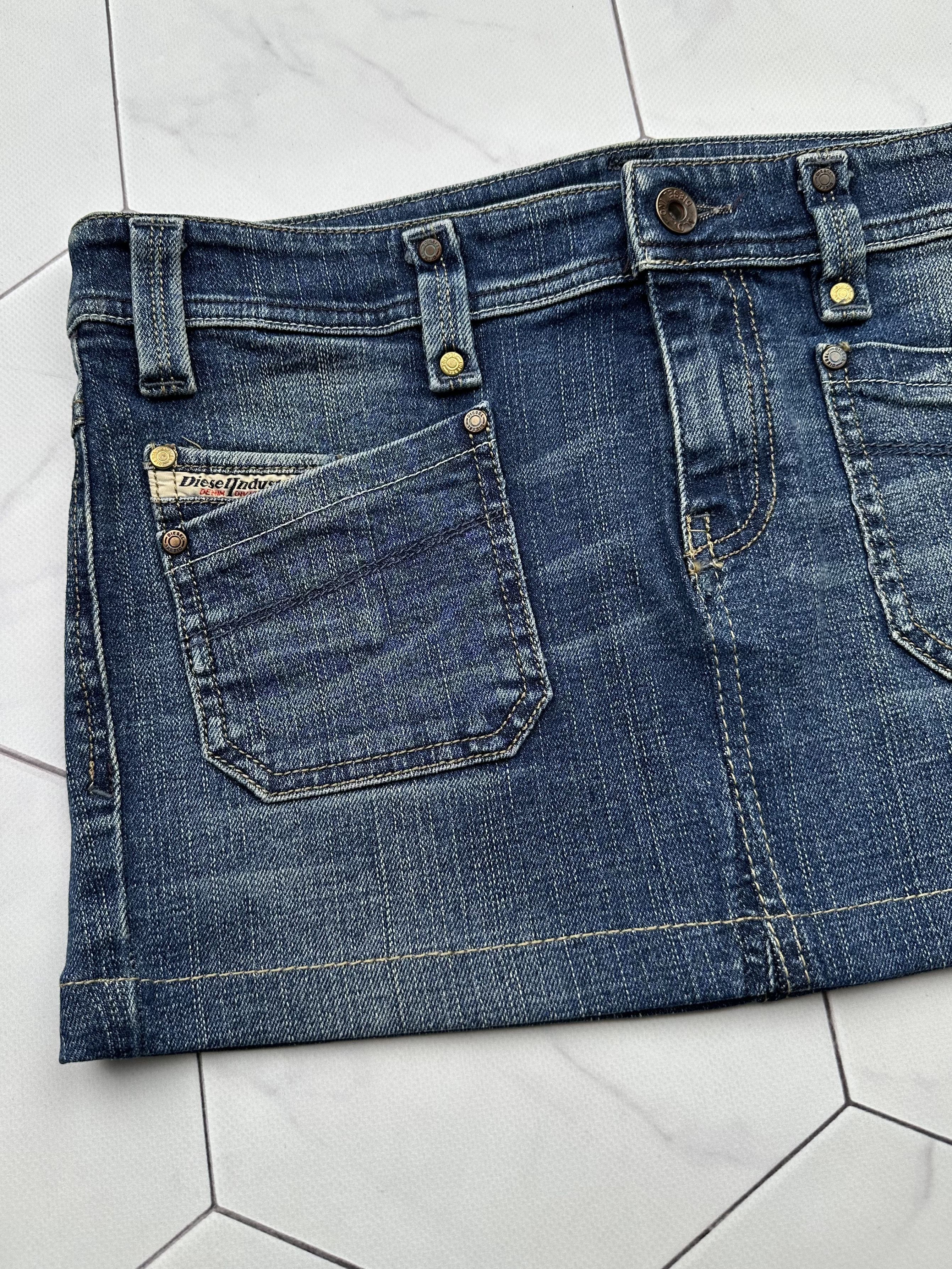 Diesel Diesel Vintage Mini Skirt (B113) Size 29" - 2 Thumbnail