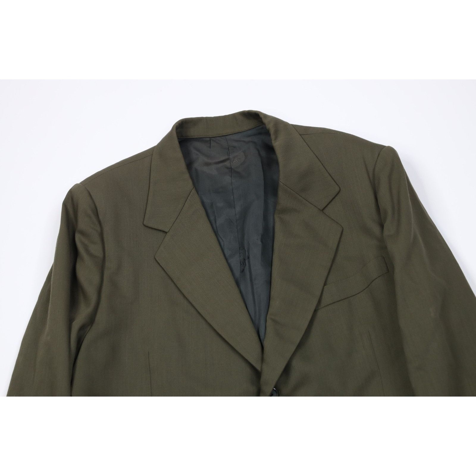 Vintage Vintage 90s Streetwear 2 Piece Rayon Gabardine Wool Suit Size 42R - 3 Thumbnail