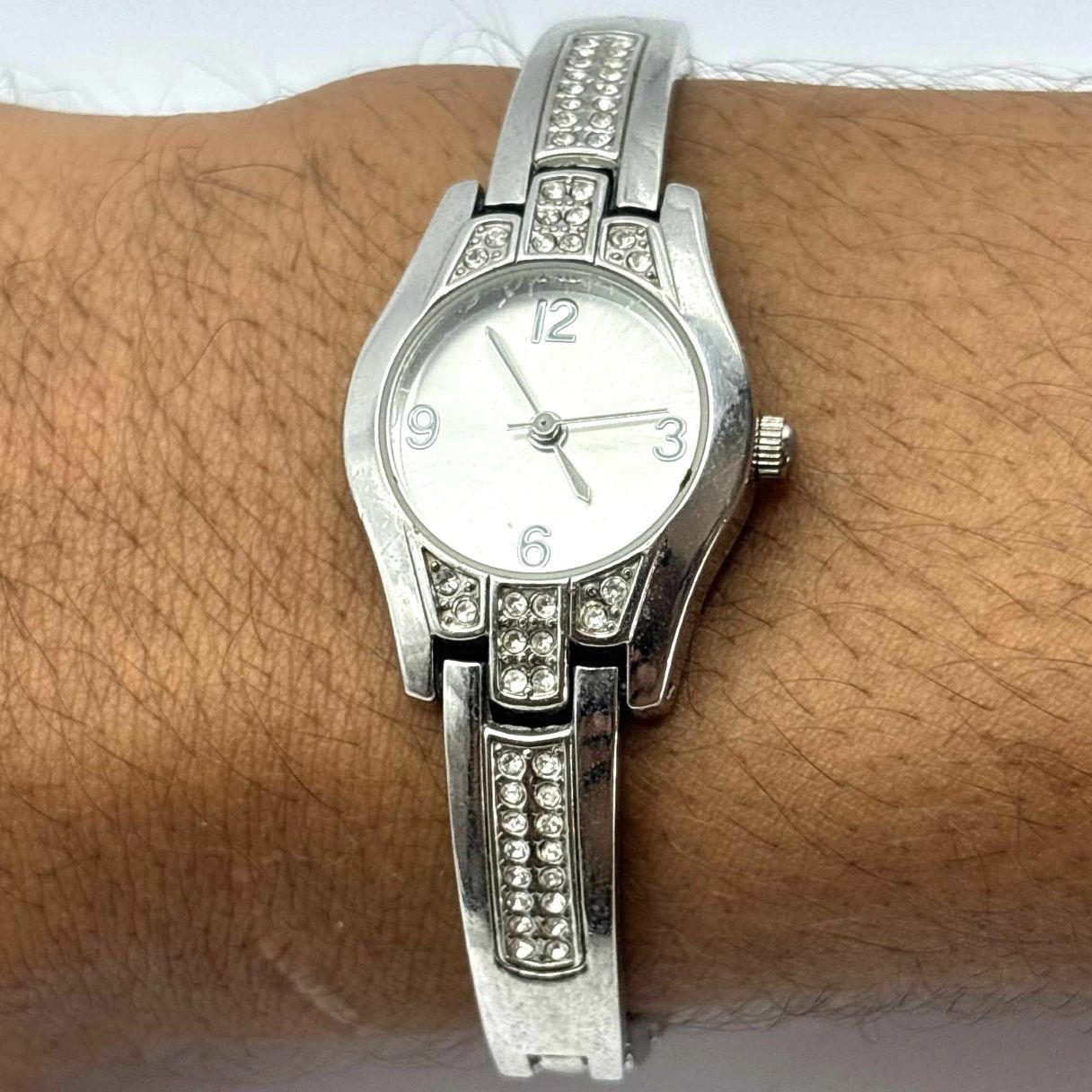 Other Silver Crystal Watch Size ONE SIZE - 2 Thumbnail