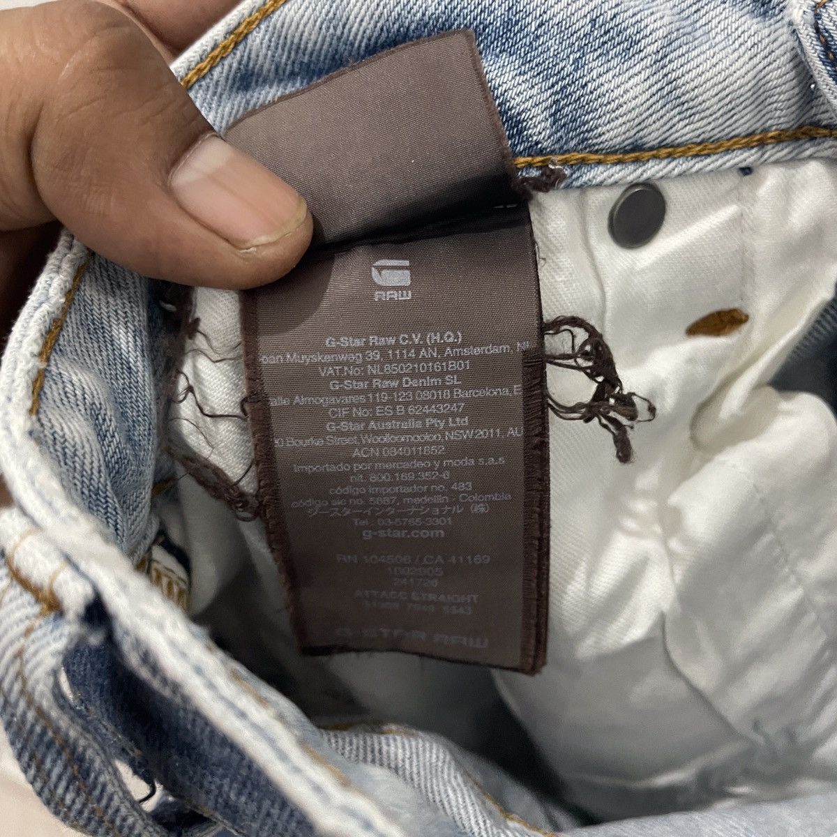 G-Star Vintage G-star Raw Denim Jeans Size US 31 - 7 Thumbnail