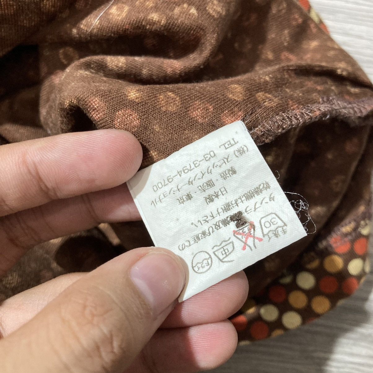 Tornado Mart 2000s Tornado Mart Japan Polkadot Motif Button Up Shirt Size US M / EU 48-50 / 2 - 12 Thumbnail