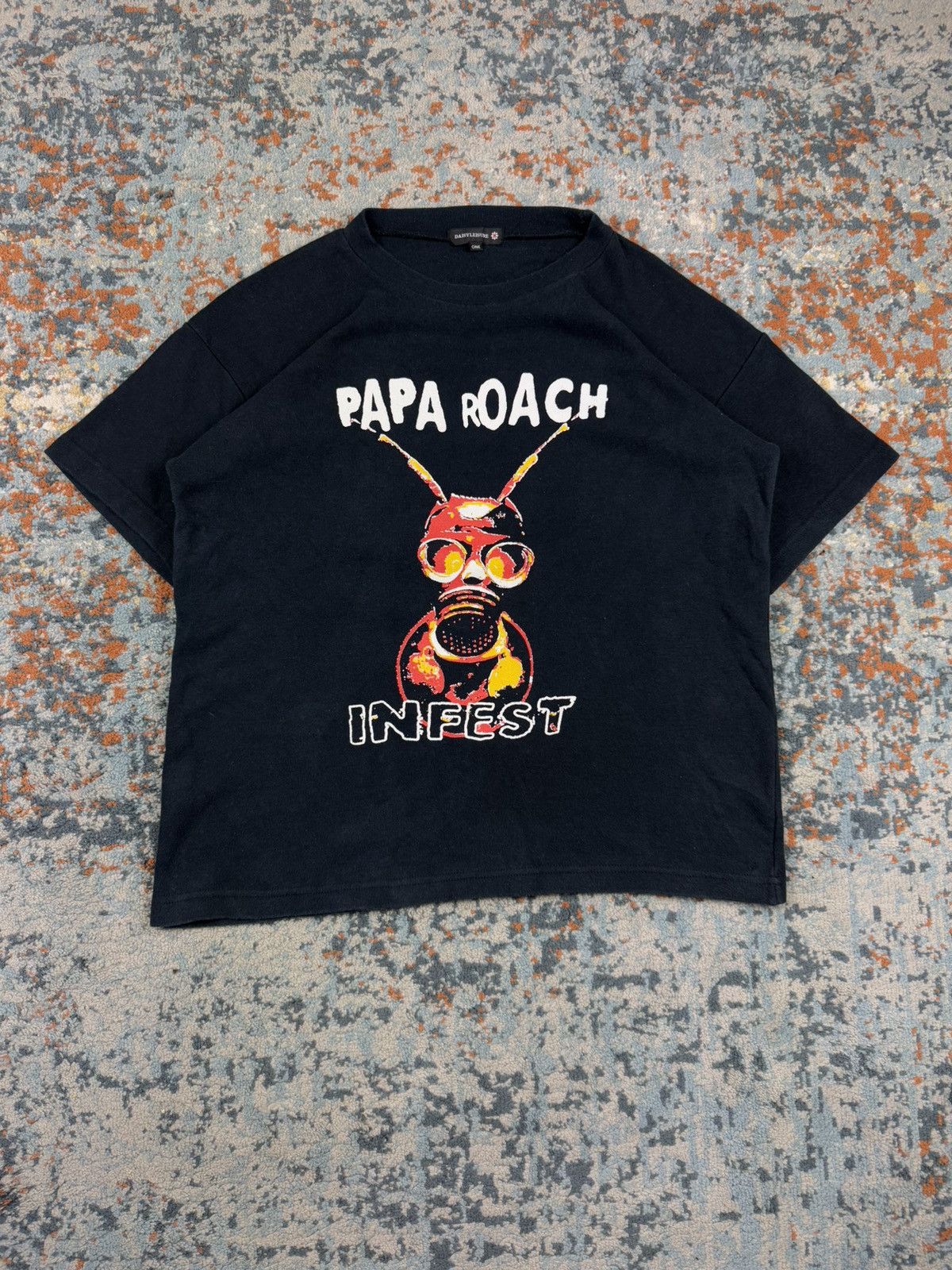 Band Tees × Vintage Vintage 00s Papa Roach infest graphic band tee boxy fit Size US S / EU 44-46 / 1 - 1 Thumbnail