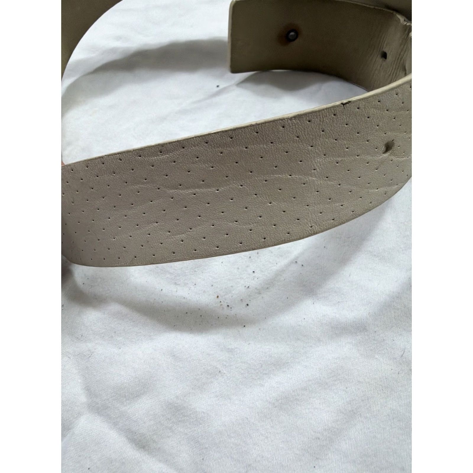 Lacoste Lacoste White Leather Belt Size 40 Men Belt Leather White Lacoste 40 Mens Size 40 - 7 Thumbnail