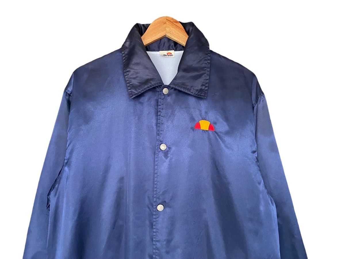 Ellesse × Vintage Vtg ELLESE 90s Polyster Button Jacket Size US L / EU 52-54 / 3 - 6 Thumbnail