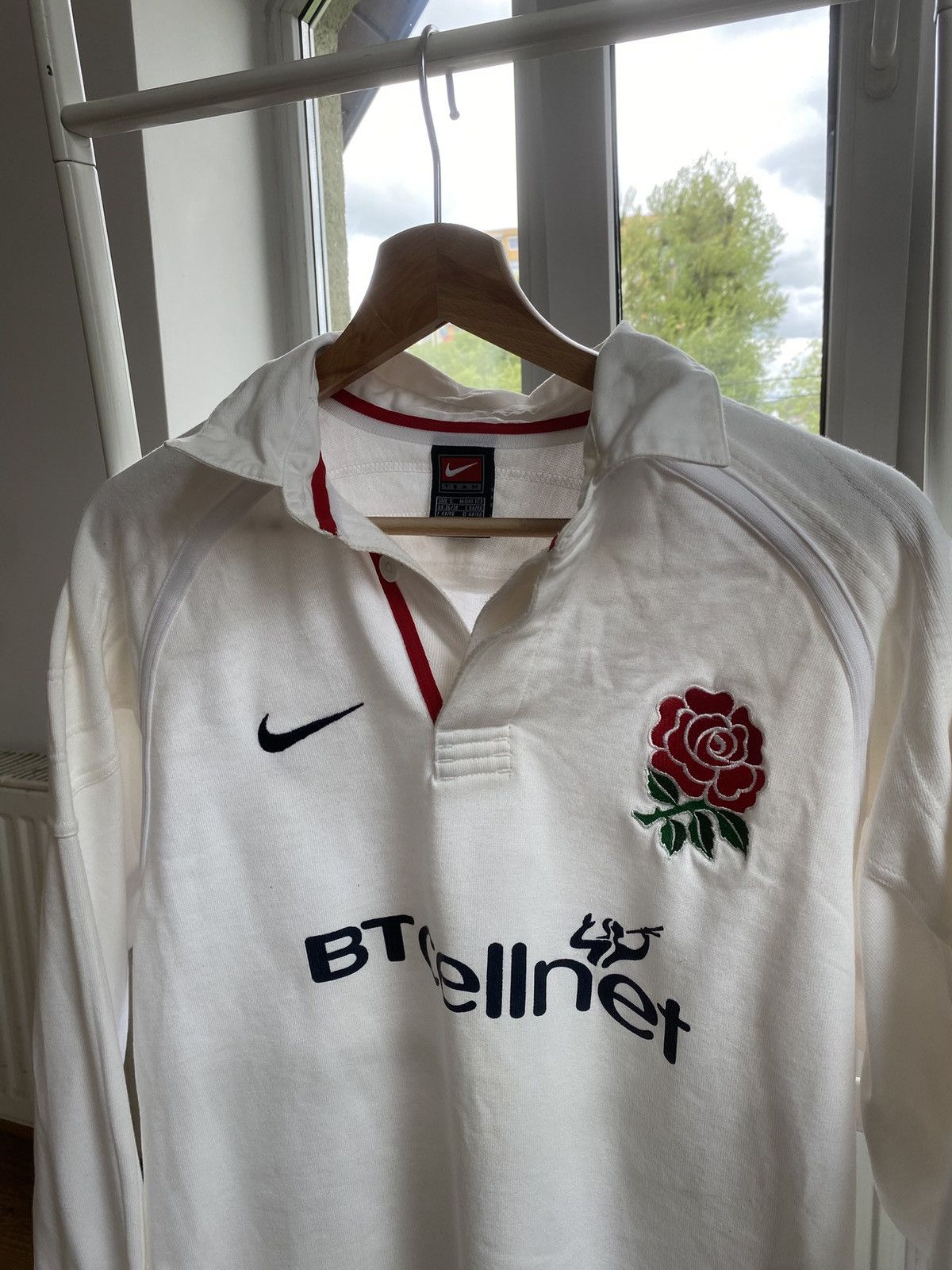 Nike × Vintage VINTAGE NIKE ENGLAND RUGBY UNION 1999/2000 HOME JERSEY Size US S / EU 44-46 / 1 - 3 Thumbnail
