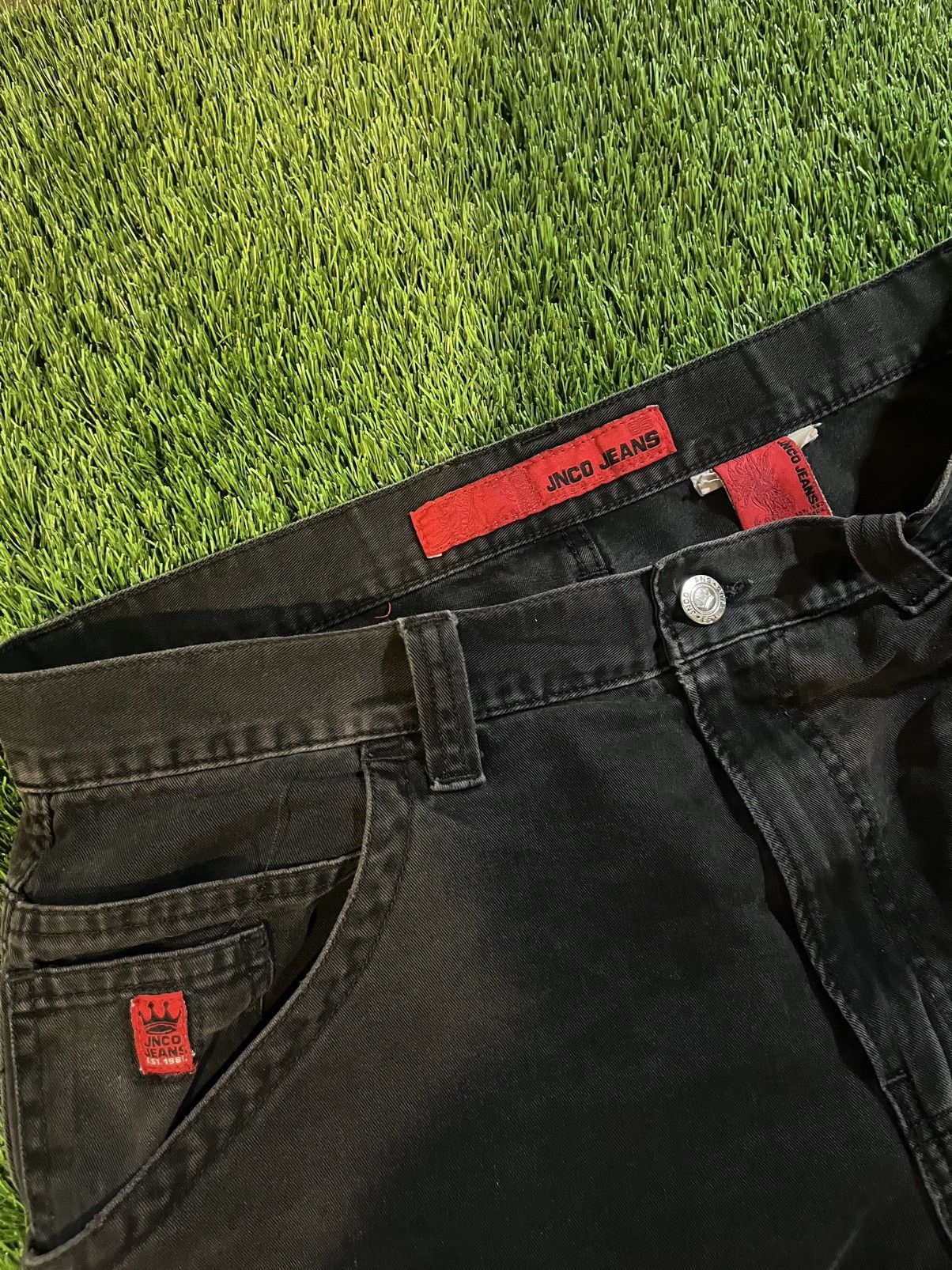 JNCO JNCO Cargo Pants With Skull Size US 36 / EU 52 - 4 Thumbnail