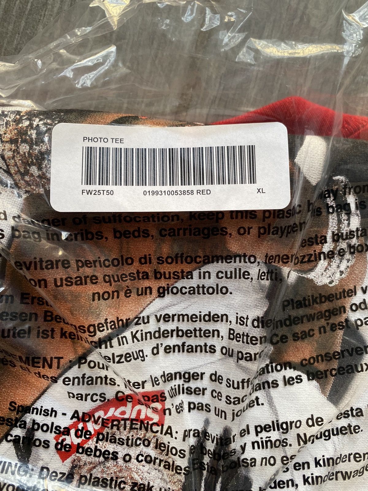 Supreme Supreme Playboi Carti Tee XL Red Size US XL / EU 56 / 4 - 3 Thumbnail