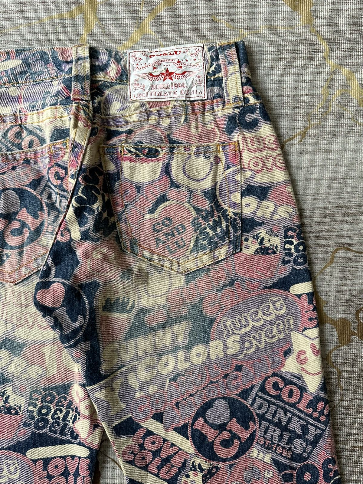Hysteric Glamour Japanese Brand Co&Lu Fullprint Design Hysteric Style Denim Size US 28 / EU 44 - 16 Thumbnail