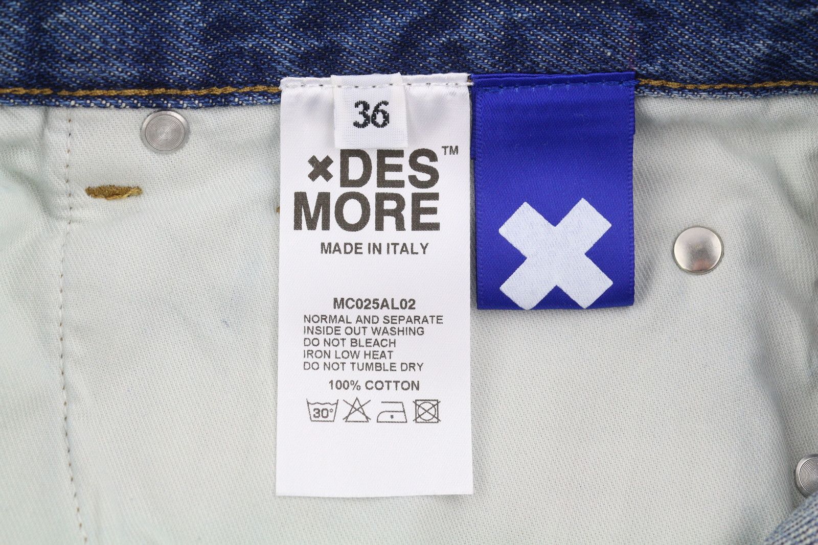 Other 5 TASCHE ALEX DARK BLUE W36 Slim Button Fly 87844 Size US 36 / EU 52 - 7 Thumbnail