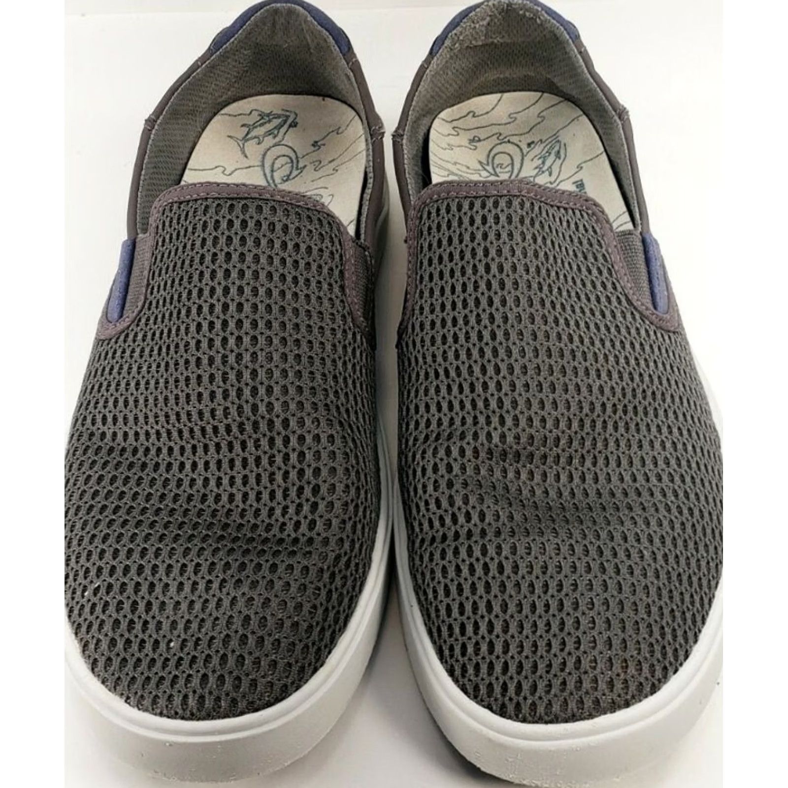 Olukai OluKai Mens Lae'ahi Pavement/Pavement Loafer Slip On Size 9M Gray & Blue (2264403) Size US 9 / EU 42 - 3 Thumbnail