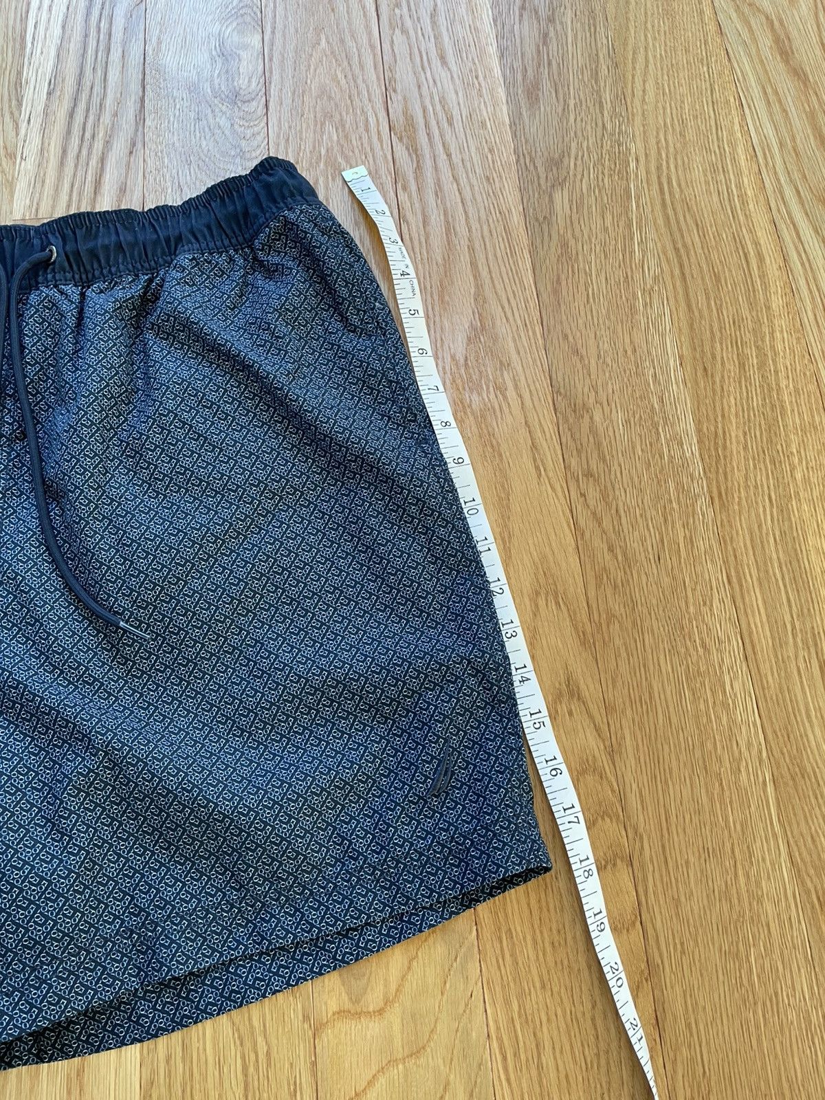 Nautica Nautica Abstract Navy Blue Swim Shorts Trunks Medium Size US 32 / EU 48 - 7 Thumbnail