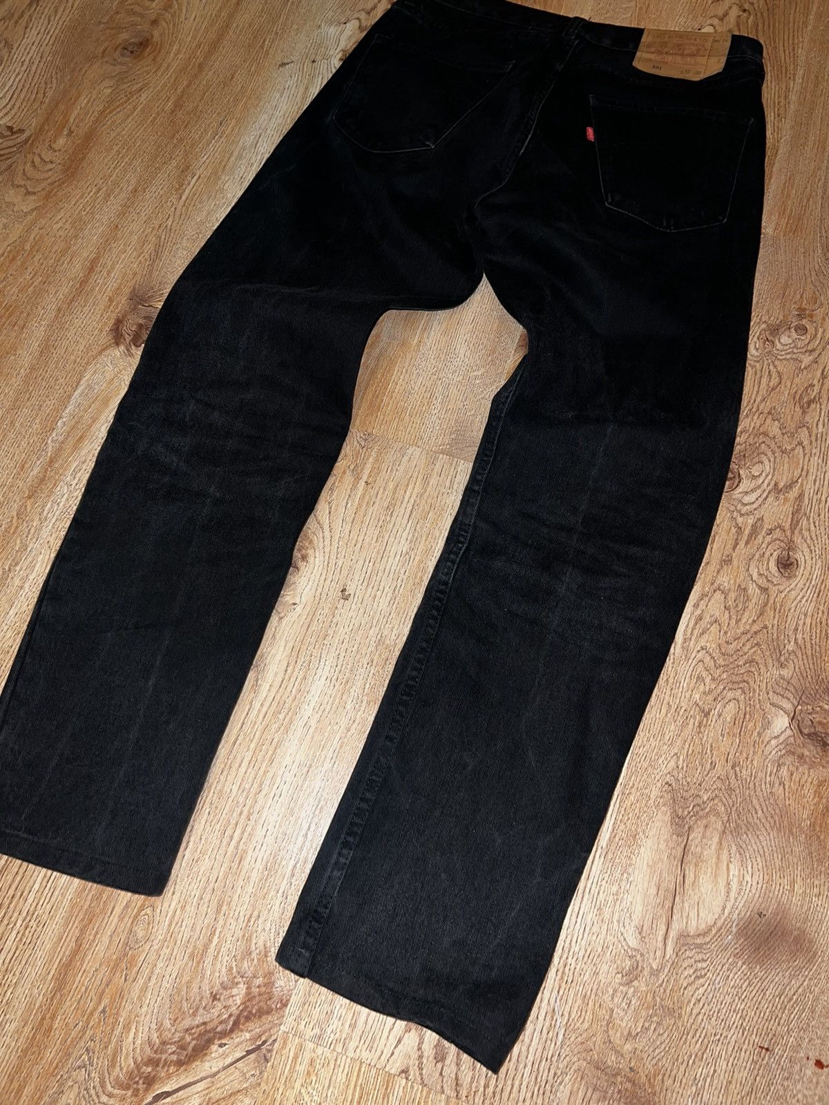 Levi's × Vintage Vintage Levis 569 Baggy Loose Jeans Levi's Faded Black Denim Size US 32 / EU 48 - 4 Thumbnail