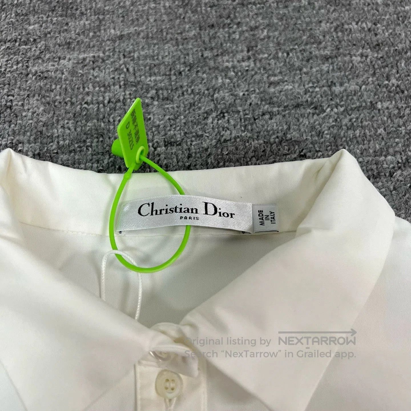 Dior unique dior shield embellished shirt dress. Size US M / EU 48-50 / 2 - 4 Thumbnail