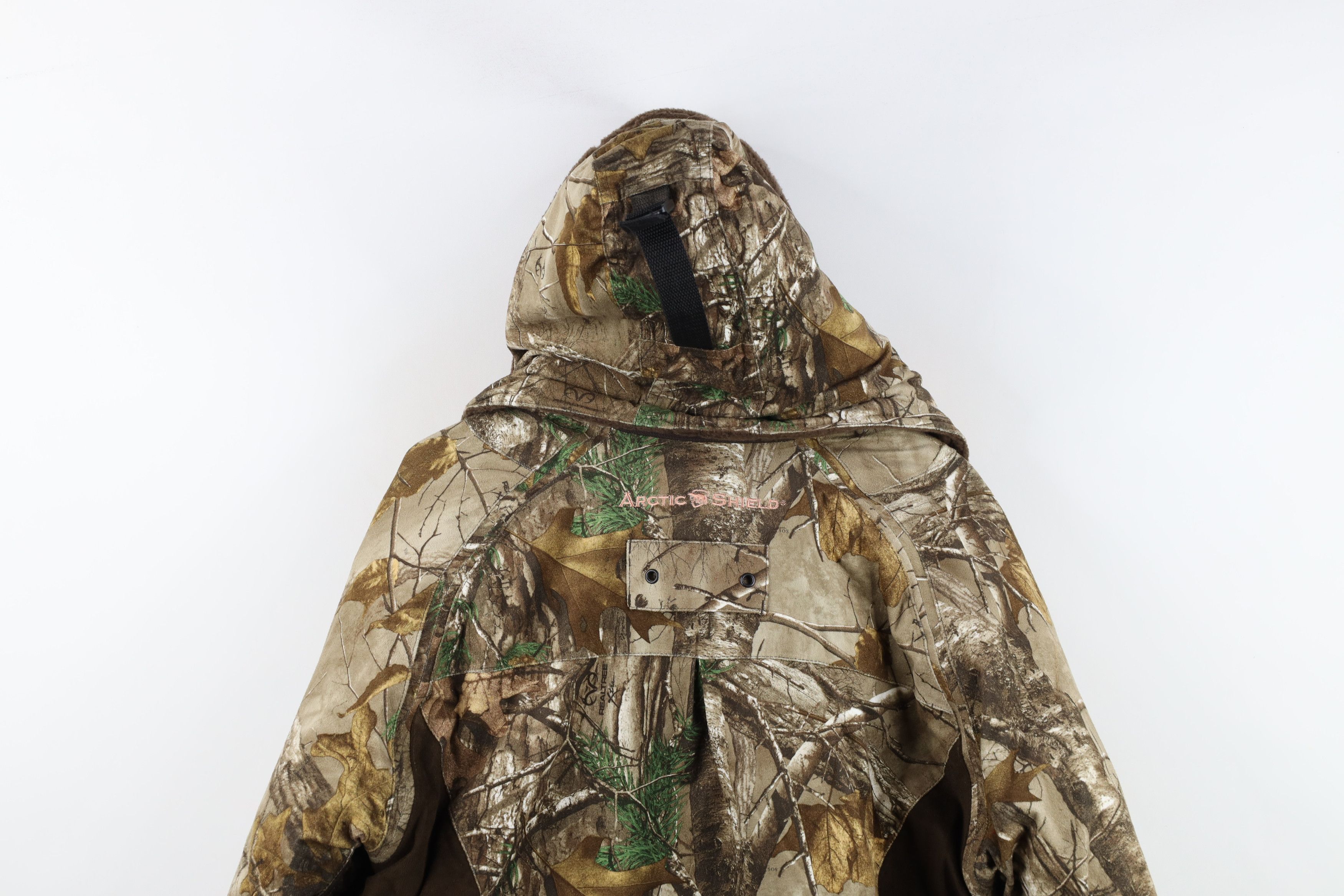 Vintage Vintage Streetwear Chamois Cloth Camouflage Hooded Jacket Size L / US 10 / IT 46 - 14 Thumbnail
