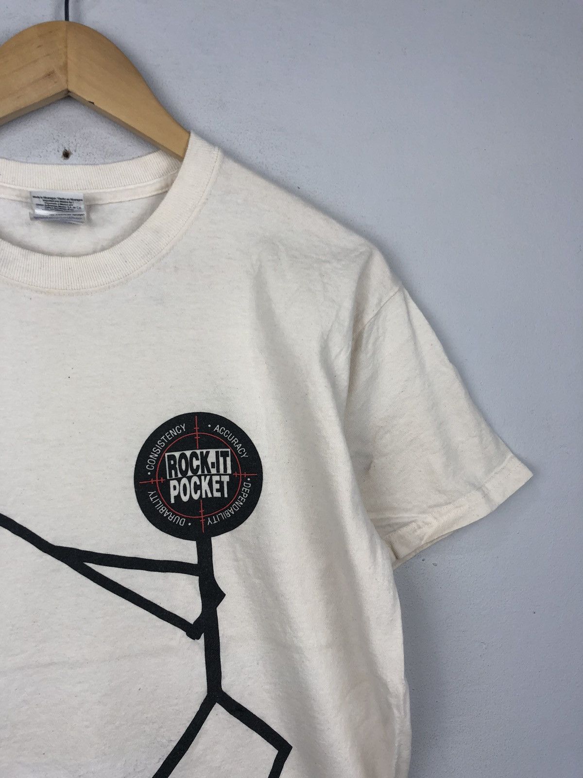 Vintage Stick Guy Rare Design Tee Size US L / EU 52-54 / 3 - 3 Thumbnail