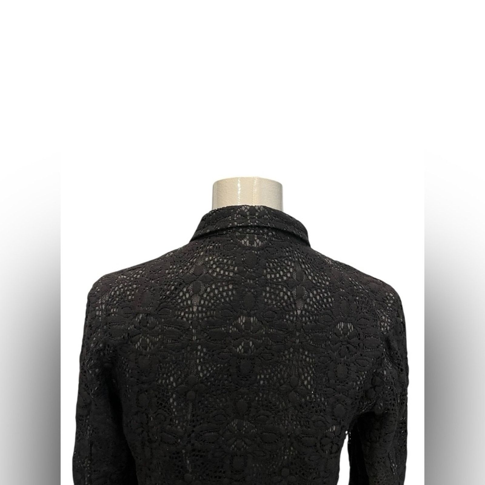 Comme des Garcons COMME des GARCONS HOMME PLUS Lace Tailored Jacket Size M / US 6-8 / IT 42-44 - 4 Thumbnail