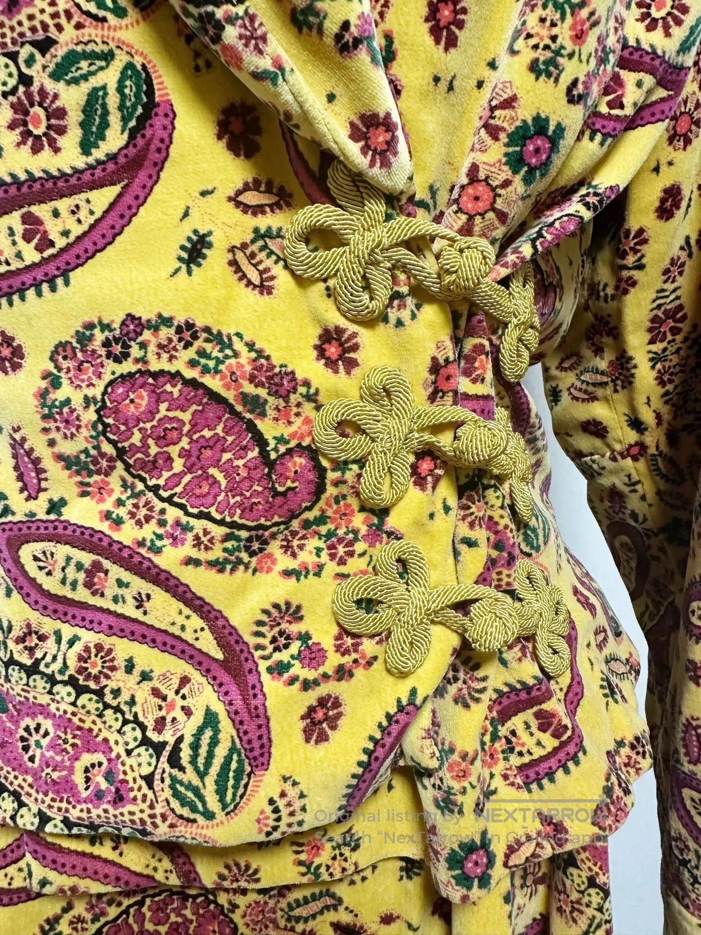 Kenzo Kenzo Vintage Velvet Paisley Suit. Size M / US 6-8 / IT 42-44 - 5 Thumbnail