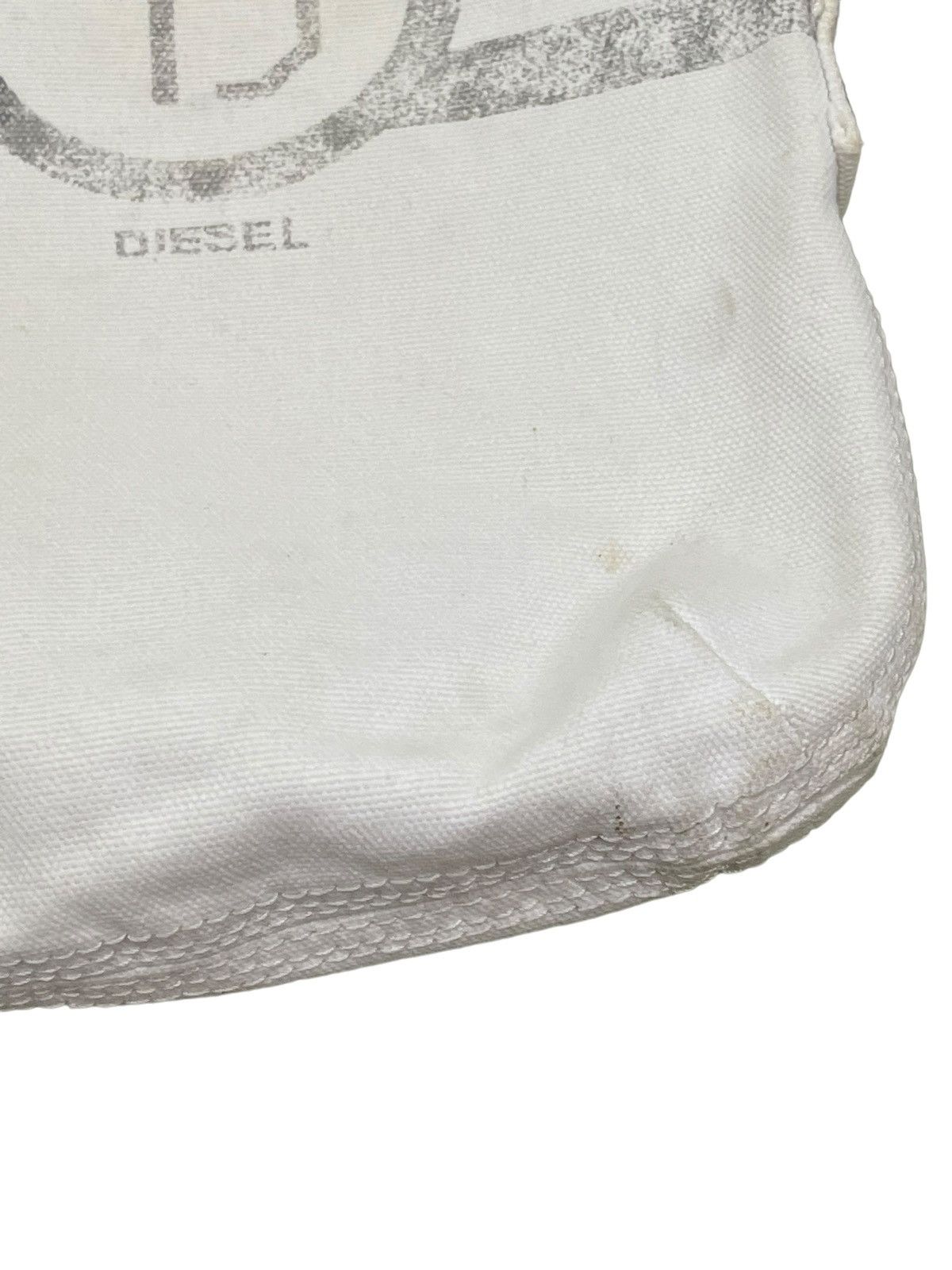 Diesel Cross Body Y2K Diesel Industries Distress Cotton Bag 1🟩 Size ONE SIZE - 7 Thumbnail
