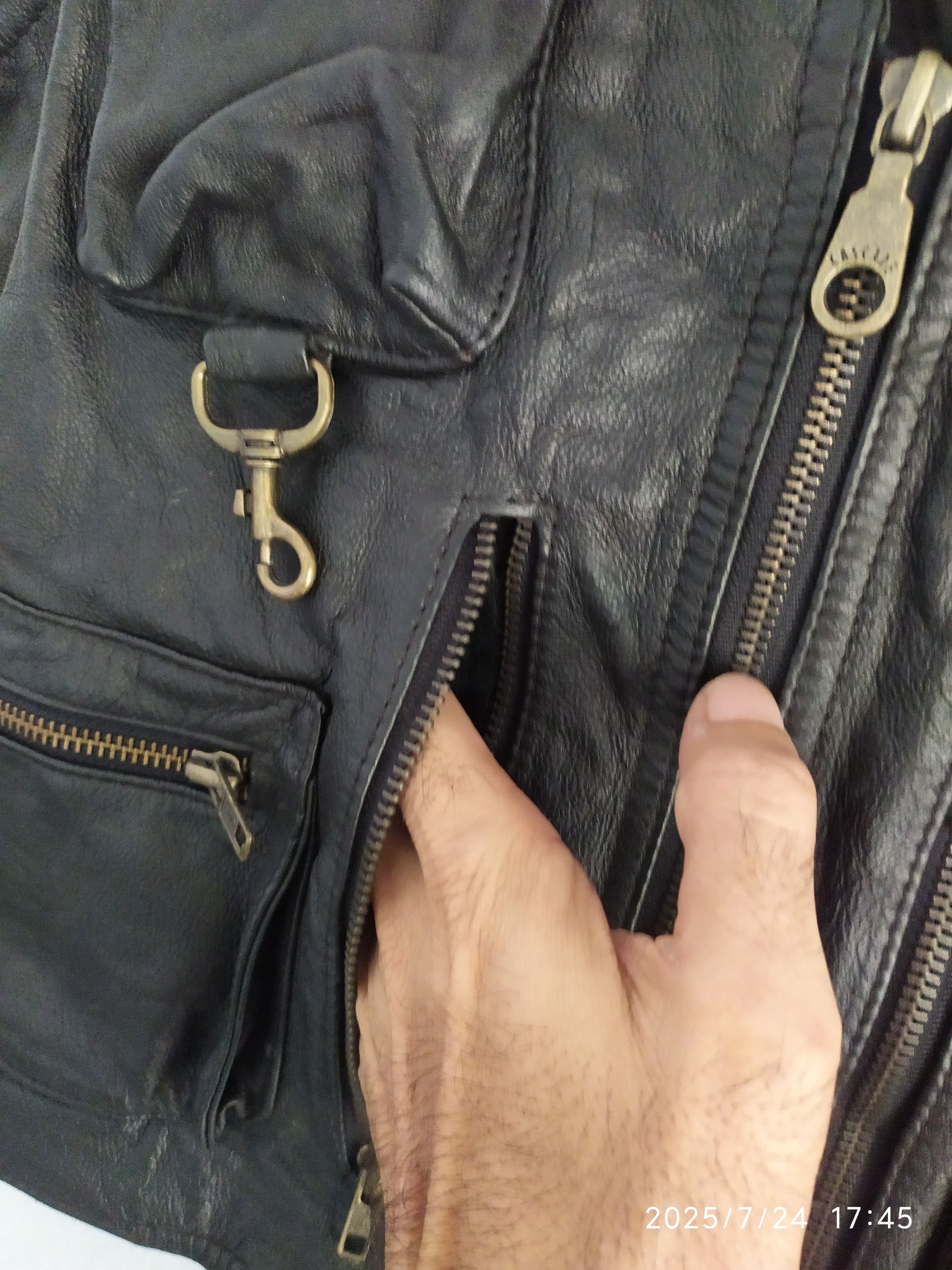 Japanese Brand Vintage Leather Vest Size US M / EU 48-50 / 2 - 2 Thumbnail