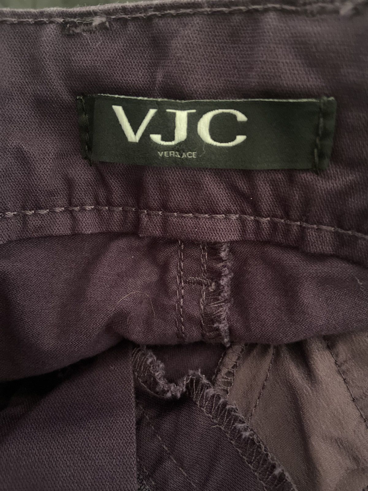Designer × Versace × Vintage Vintage Deadstock 2005 Versace Trousers Italy 26UK IT40 Size 27" / US 4 / IT 40 - 8 Thumbnail
