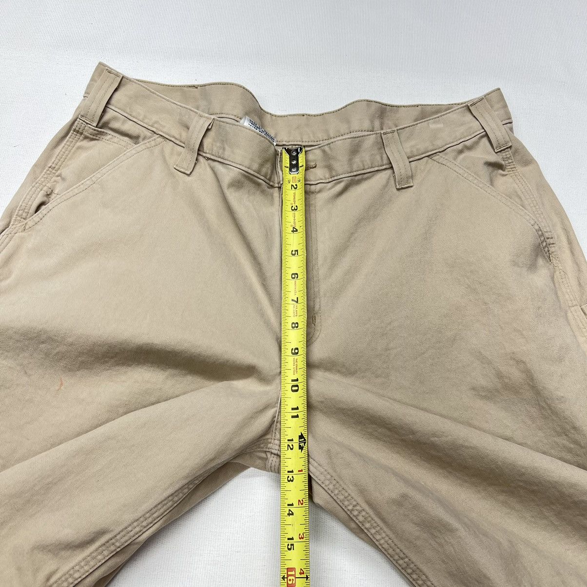 Carhartt × Vintage Carhartt Shorts Beige Relaxed Fit Carpenter Workwear Tan Y2K Size US 40 / EU 56 - 21 Thumbnail