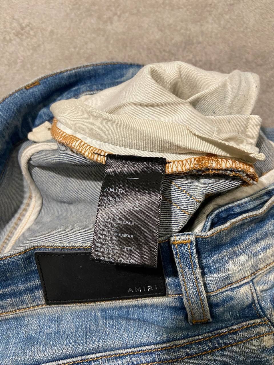 Amiri Amiri Denim Logo Applique Jeans Size US 30 / EU 46 - 10 Thumbnail