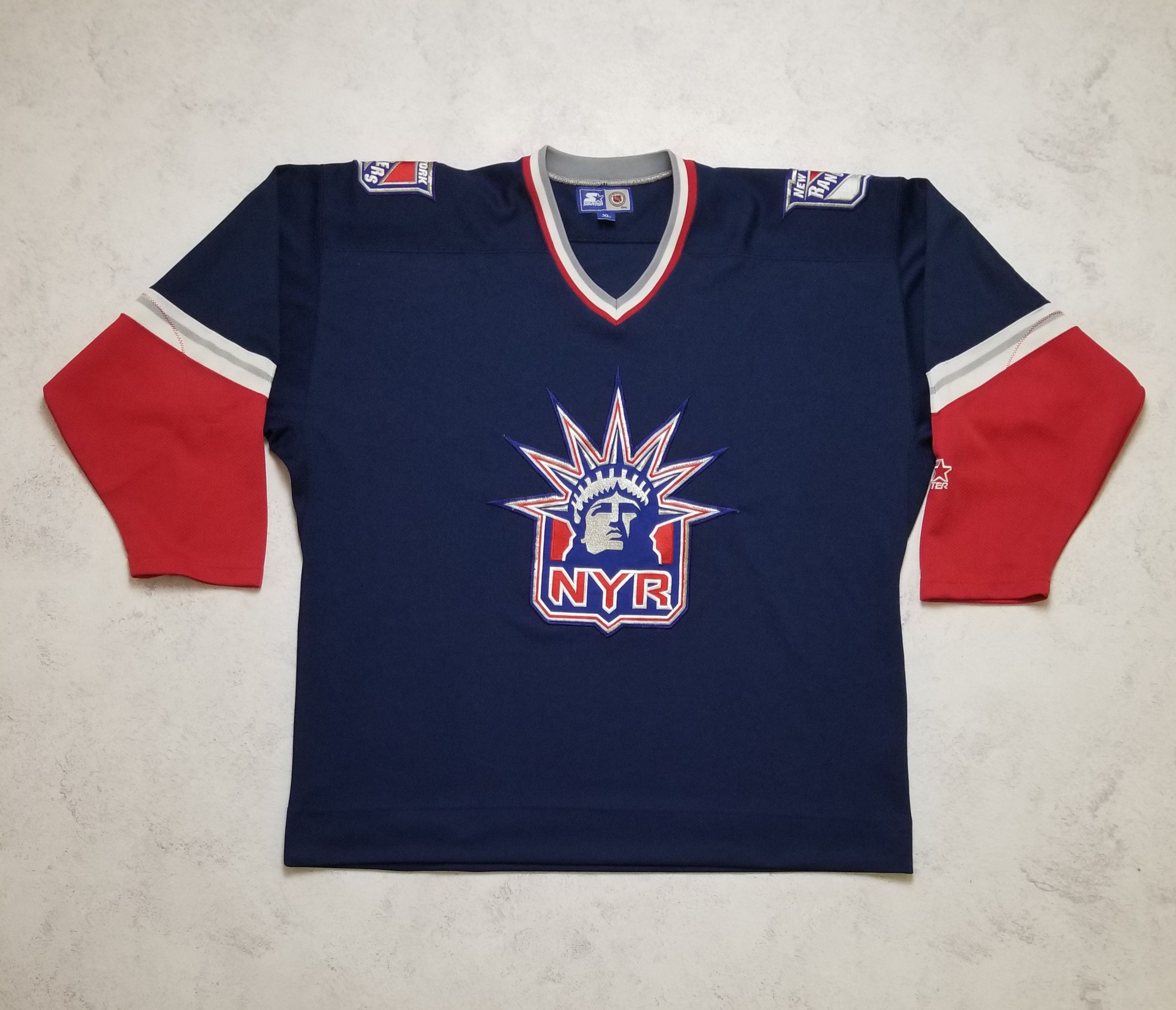 New York Rangers Jersey Lady Liberty Eastern NHL Conference