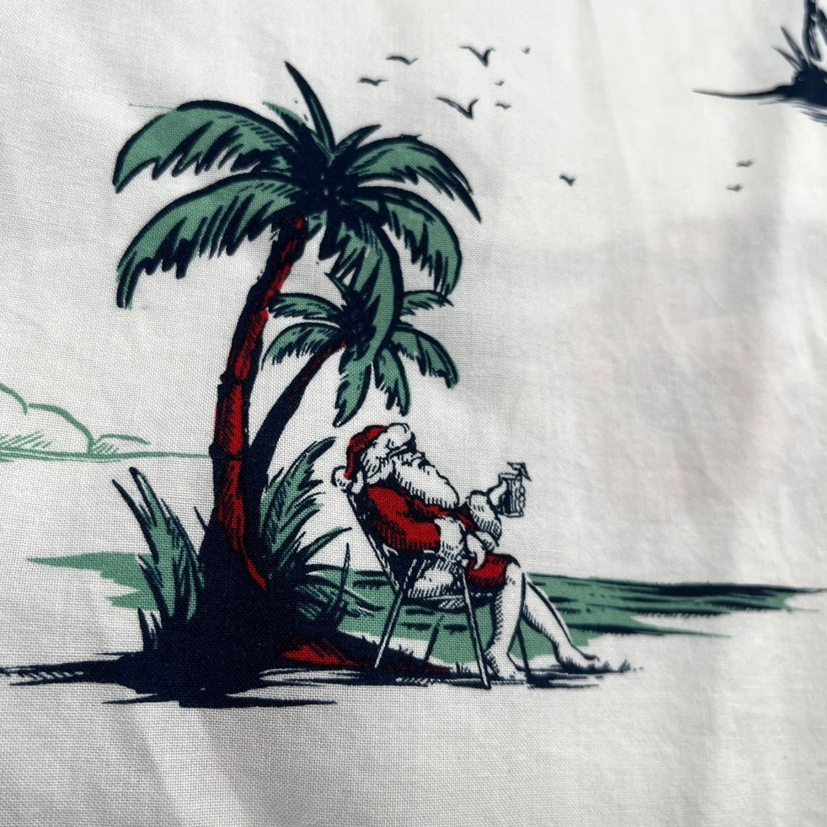O'Neill Jack O'Neill Shirt Mens XL Short Sleeve Santa Christmas Tropical Button Up Multicolor Size US XL / EU 56 / 4 - 6 Thumbnail