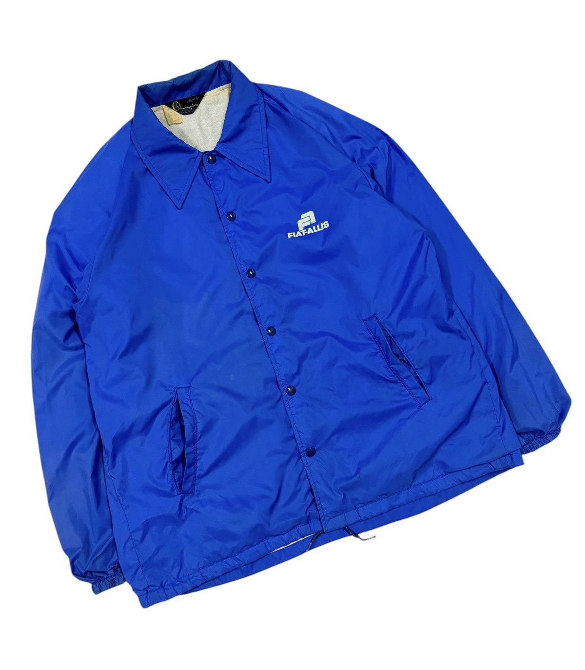 Champion × Vintage Truevintage🔥50’s Champion Fiat-Allis Trainer Coach Jacket Size US L / EU 52-54 / 3 - 6 Thumbnail