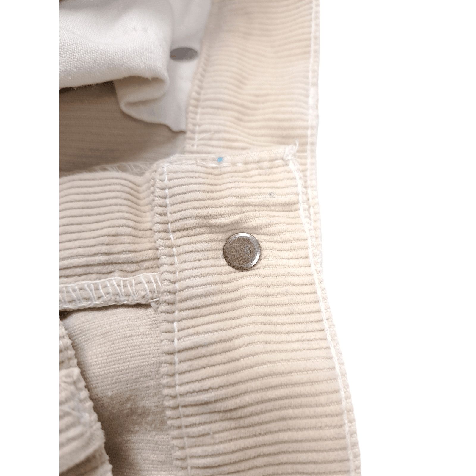 Levi's Vintage Clothing × Vintage 💎 1979 Levi's 640 31/28 White Corduroy Cords Jeans Pants Size US 31 - 4 Thumbnail