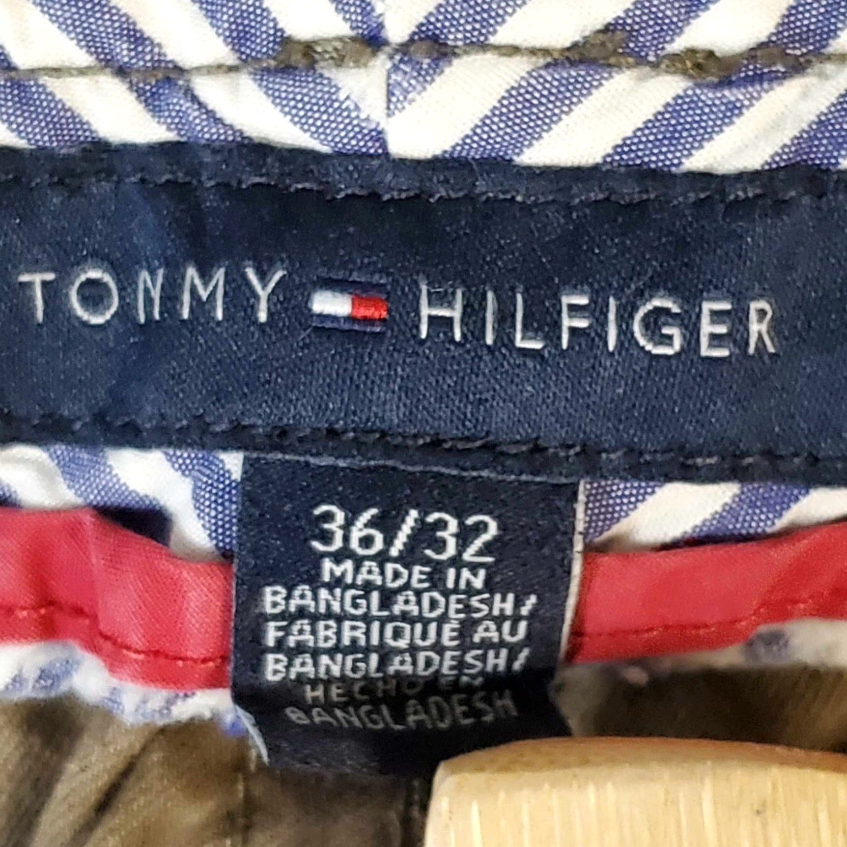 Polo Ralph Lauren Tommy Hilfiger Cargo Pants Men's 36x32 Brown Tan Pockets Workwear Cargo Pocket Logo Classic Dad Modern Outdoor Pants Mens Brown 36x32 Size US 34 / EU 50 - 2 Thumbnail
