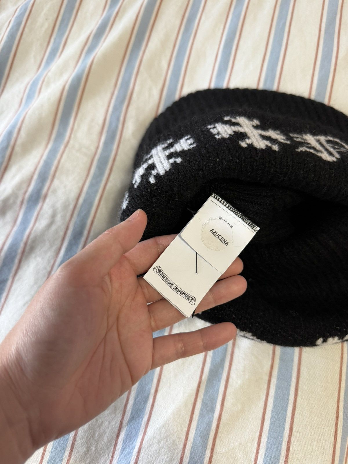 Chrome Hearts Chrome Hearts Big Daddy Cross Beanie - Cashmere - black Size ONE SIZE - 3 Thumbnail