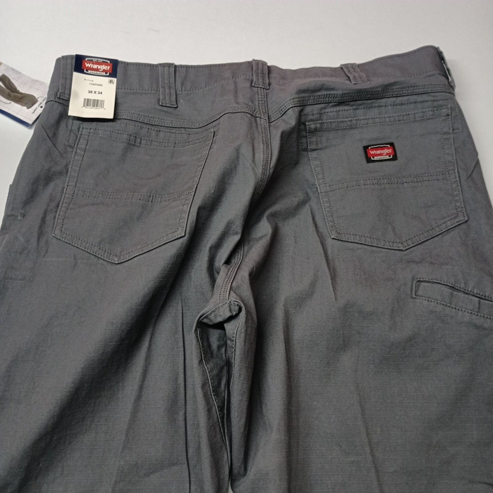Wrangler Wrangler Inspector Ripstop Work Pants Men's 38x34 Gray Size US 38 / EU 54 - 8 Thumbnail