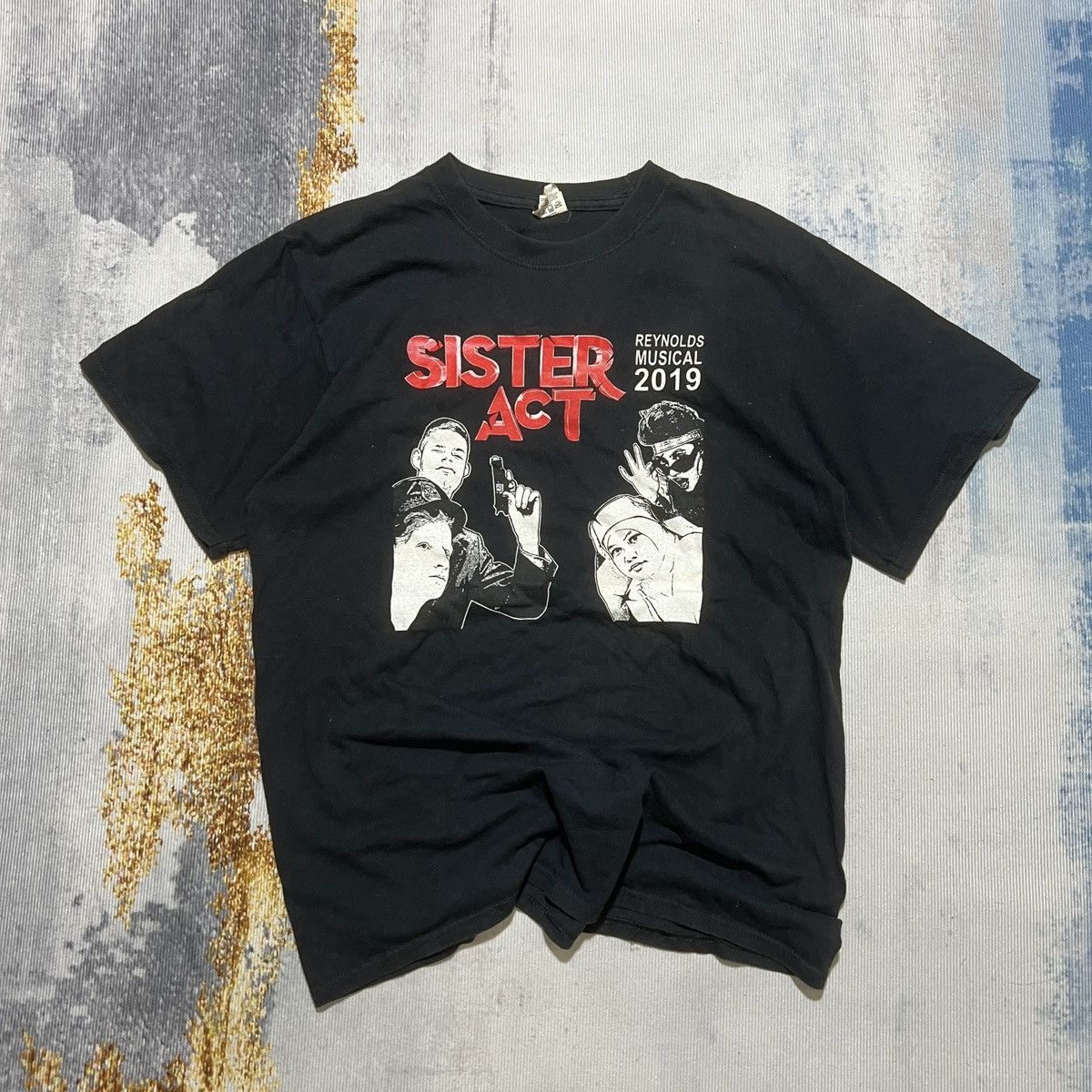 Vintage Horror Movie Sister Act Tee Size US M / EU 48-50 / 2 - 1 Thumbnail