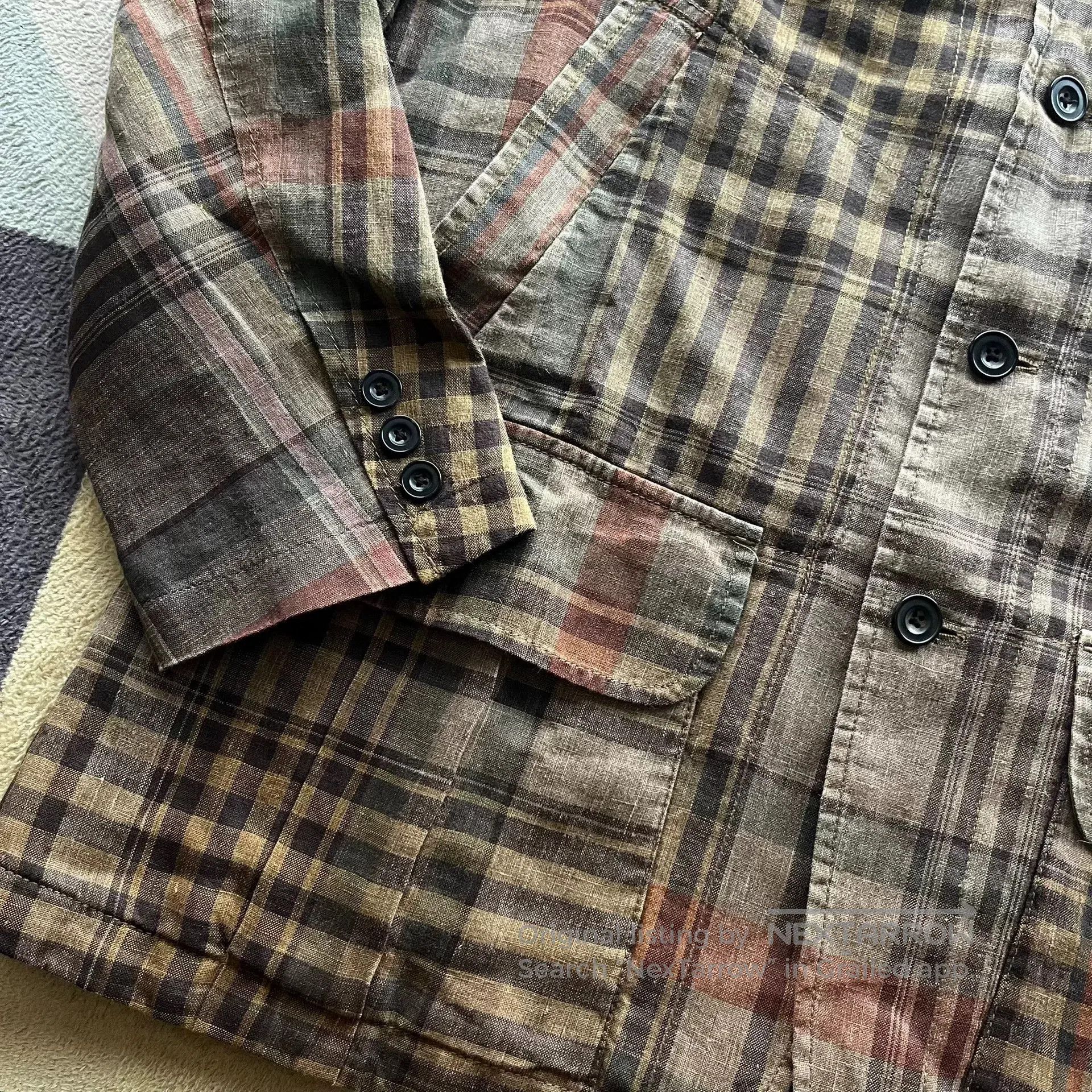 Polo Ralph Lauren Ralph Lauren Polo Linen Plaid Trench Coat. Size US XL / EU 56 / 4 - 5 Thumbnail