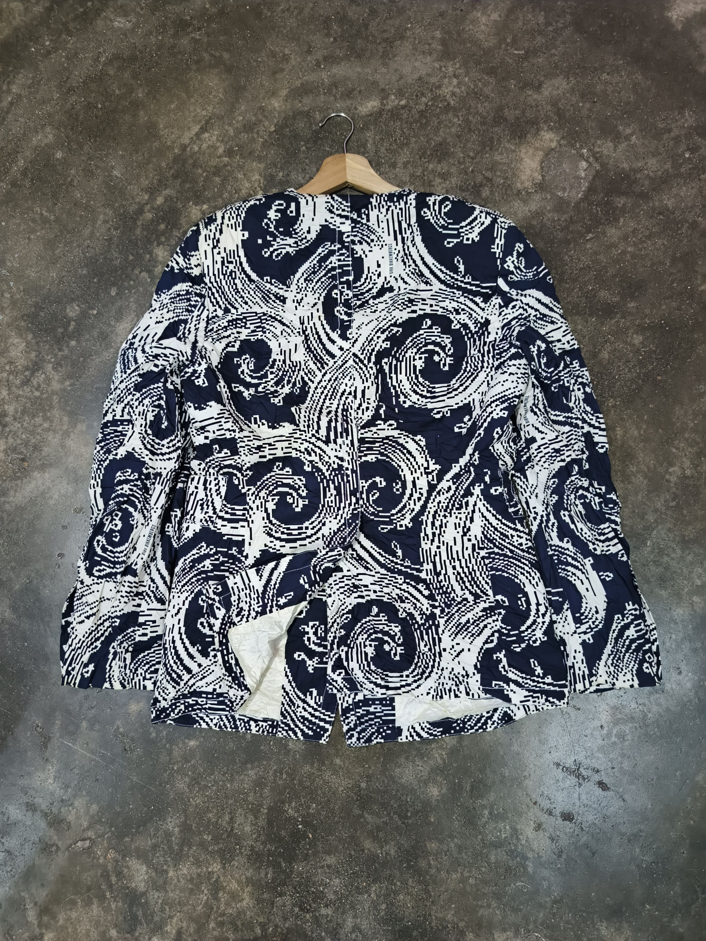 Dirk Bikkembergs Dirk Bikkembers Paisley Print Jacket Coat Size L / US 10 / IT 46 - 7 Thumbnail