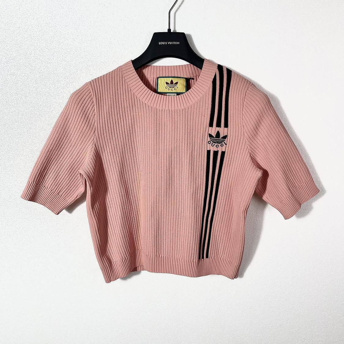 Gucci Gucci x Adidas Knit Top Size L Size L / US 10 / IT 46 - 1 Thumbnail